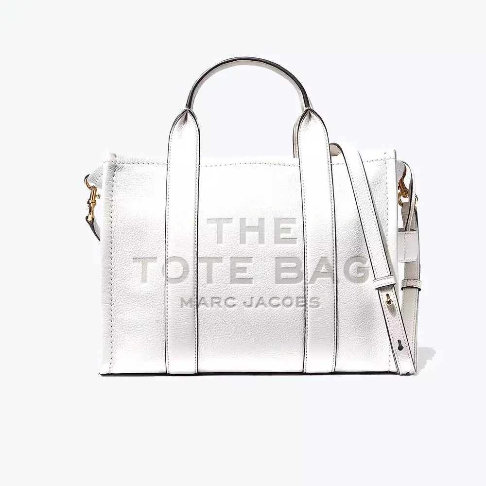 Marc Jacobs The Leather Medium Tote Bag - Cotton