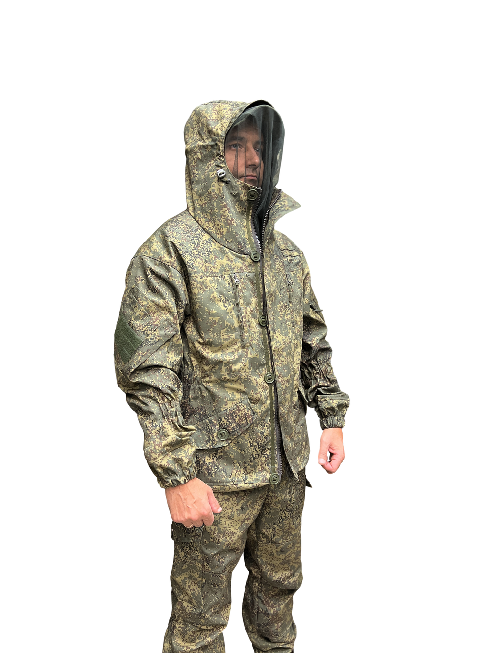 Костюм Горка 6М – Зелёная цифра (пиксель), летний, Беларусь