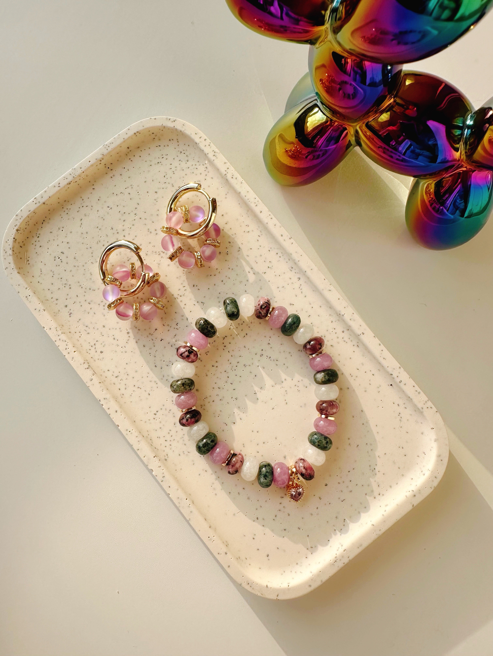 Браслет Фани из камней и фианита