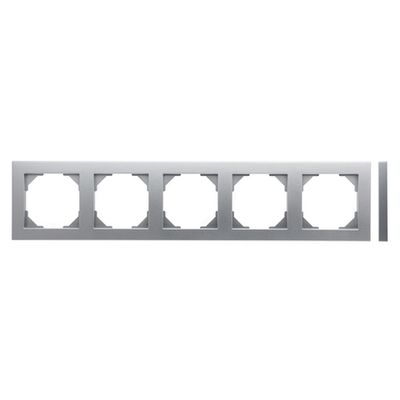 Рамки 5 постовые Slim LIREGUS EPSILON K14-145-05.E/Mt алюминий