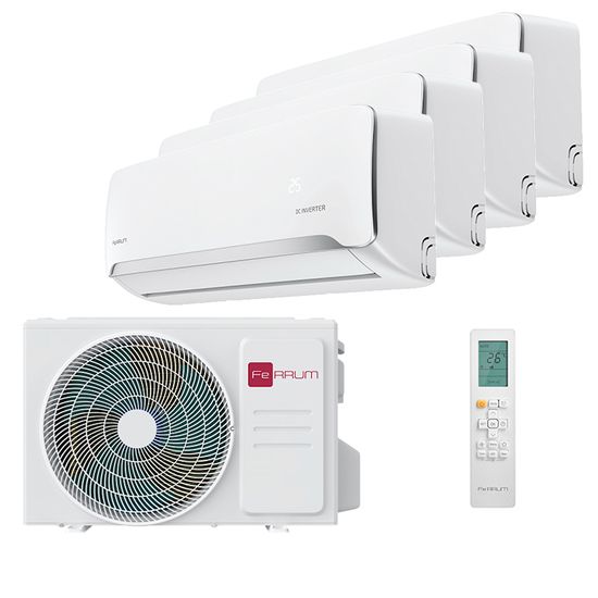 Мультисплит система на 4 комнаты Ferrum iFIS09F3C x 4 / iFOS36FM1A