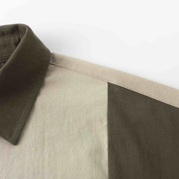 Сорочка Puff коричневая/песочная - фото 4