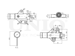 Гидравлический натяжитель ремня ГРМ UNIO TNS-10312