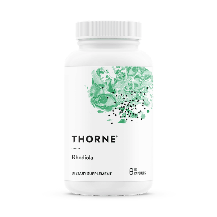 Родиола, Rhodiola, Thorne Research, 60 капсул