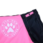 Комбинезон зимний для собаки White Wolf вырез на девочку яркорозовый-черный