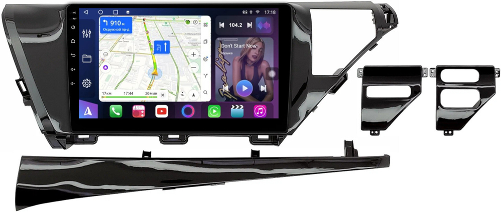 Магнитола для Toyota Camry 70 2017-2021 (без JBL) - FarCar BM1069M на Android 13, QLED, TS10, 4Гб+32Гб, CarPlay, 4G SIM-слот