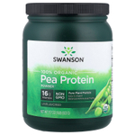 Swanson Vitamins, Порошок из 100% органического горохового протеина, без добавок, 503 г (1,1 фунта)