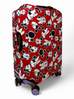 Чехол на чемодан 24", цвет красный/разноцветный, Микки