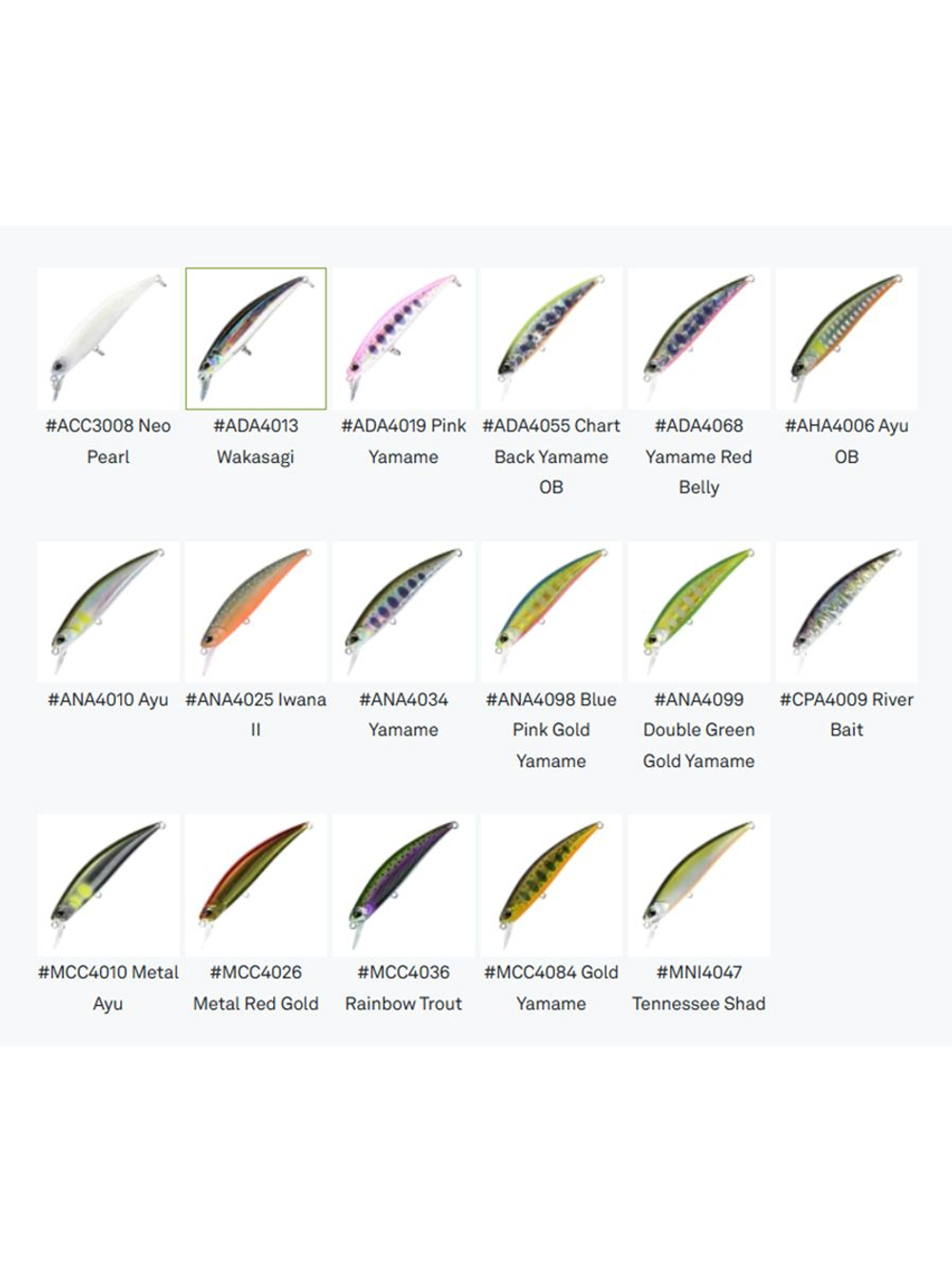 Воблер для рыбалки DUO Spearhead Ryuki 70 S Light, ANA4099 Double Green Gold Yamame, 70 мм, 7 г, тонущий, минноу