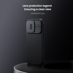 Чехол противоударный с сдвижной шторкой для камеры от Nillkin для iPhone 16 Pro, серия CamShield Pro Case