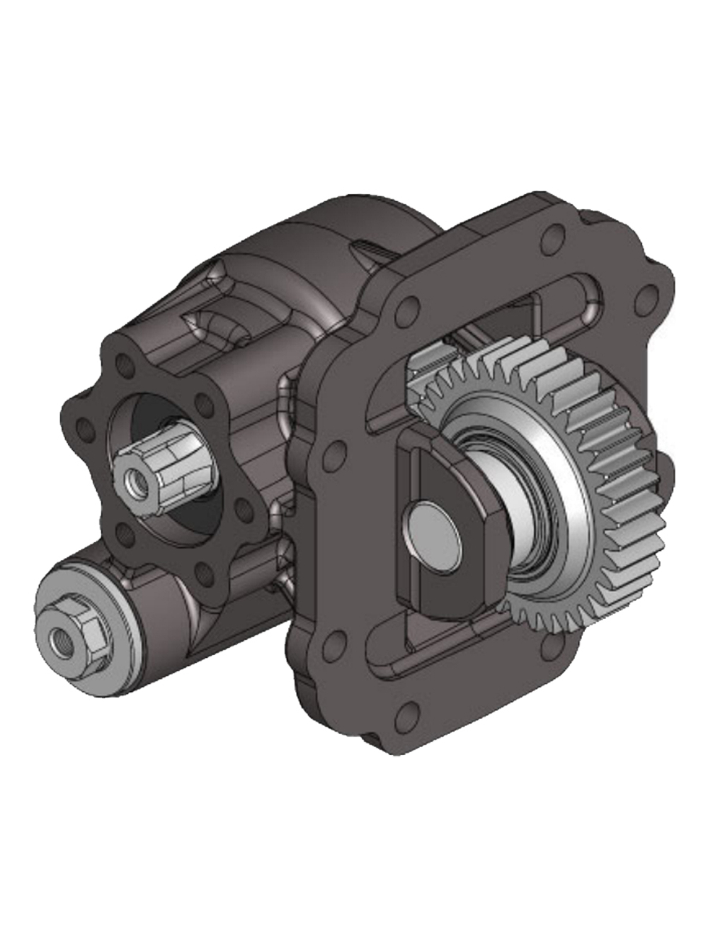 Коробка отбора мощности UNI для КПП Fast Gear 6DS60T-D КАМАЗ "КОМПАС 12" 06000400134