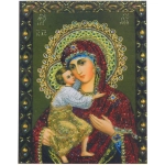 Алмазная мозаика на подрамнике с полным заполнением»МИР ЯРКИХ КРАСОК», икона 2, 30*40см
