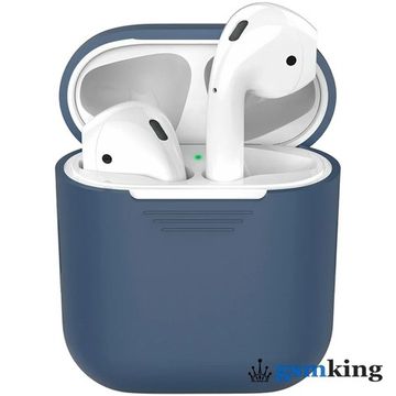 Deppa Silicone Case for AirPods 1 | 2 Blue (Синий)