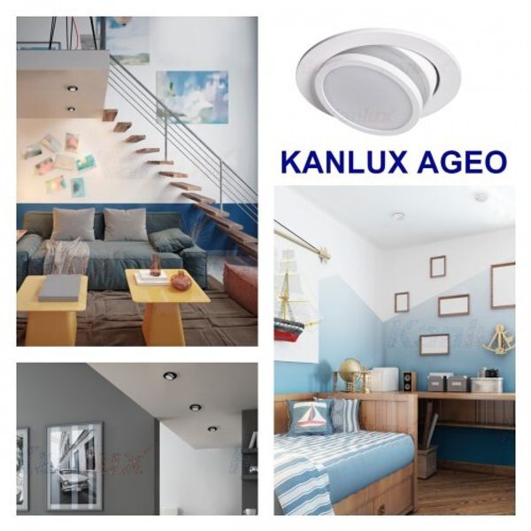Светильники точечные AGEO от Kanlux сделают ваш дом уютным.