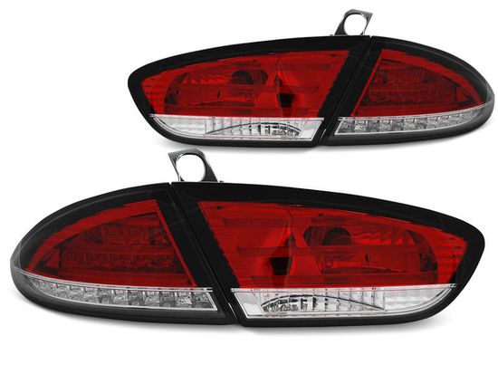 Задние фонари для Seat Leon II 1P1 (09-13) LED Red Crystal