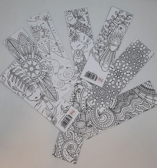 Əlfəcin \ Закладки \ Bookmark  Antistress boyama (1 ədəd)