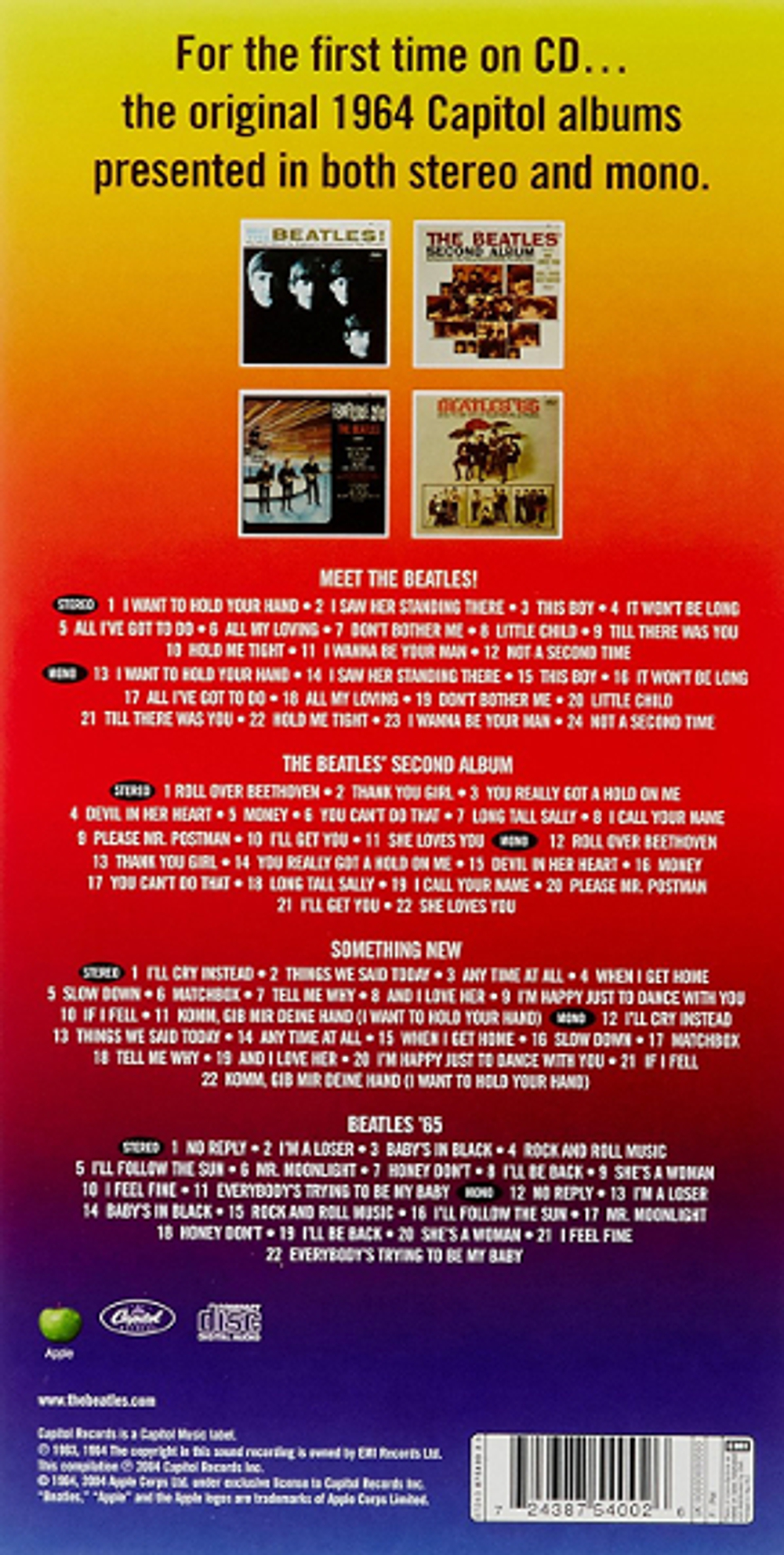 The Beatles / The Capitol Albums Vol.1 (4CD)