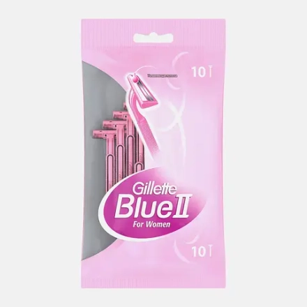 Бритвенные станки для женщин Blue II Gillette 10шт