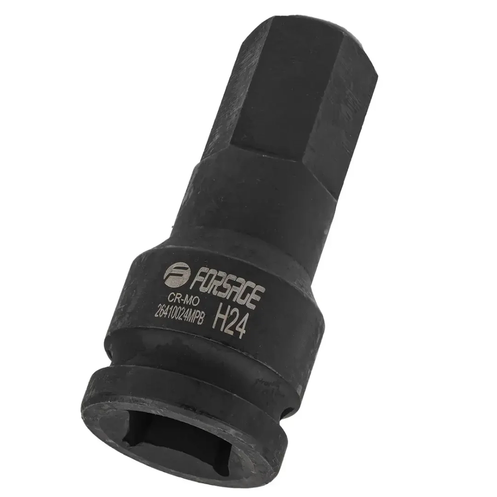 Головка-бита ударная 6-гранная 24мм, 3/4'' Forsage F-26410024MPB