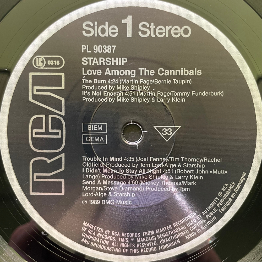 Starship - Love Among The Cannibals (Германия 1989г.)