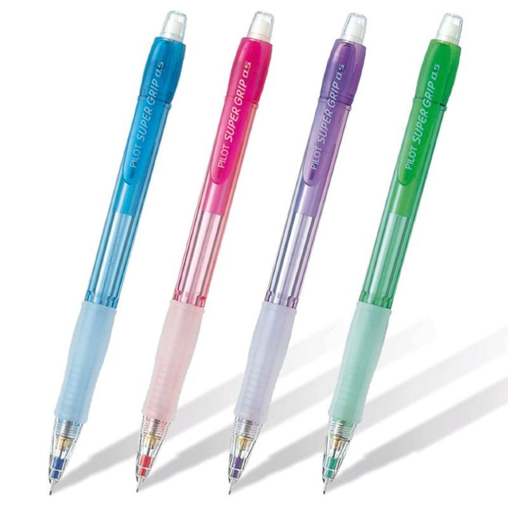 Карандаш механический Pilot Super Grip Neon синий 0,5мм (H-185N-L) 2