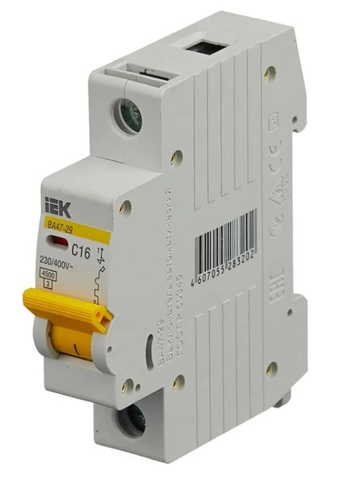 Выкл.авт. 1п 16А 4,5кА ИЭК