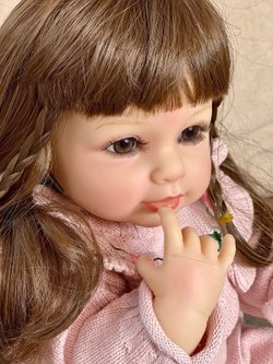 Кукла Реборн виниловая 55см в пакете (FA-309)