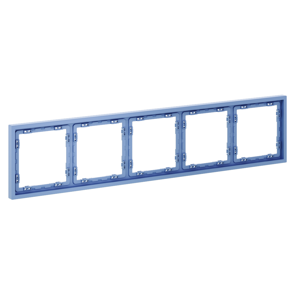 Рамка пластиковая VOLTUM S70 на 5 постов, (деним)