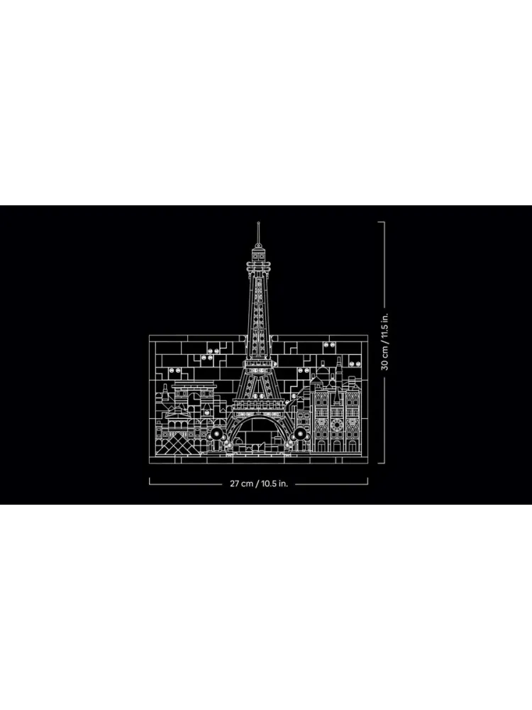 Конструктор Architecture 21064 Париж – Город любви
