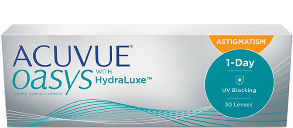 ACUVUE OASYS 1-DAY for ASTIGMATISM Цилиндр -1.25 (Акувью Оазис уан дэй для астигматизма) 30 линз