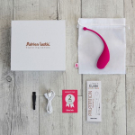 Ярко-розовый вибростимулятор-яйцо 8см Adrien Lastic Palpitation