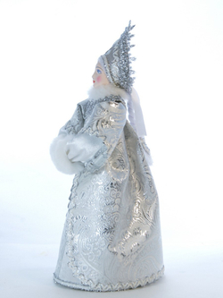 Кукла коллекционная Снегурочка в кокошнике и с муфтой