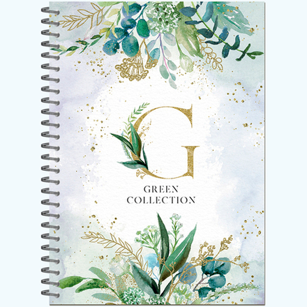 Блокнот-скетчбук SKETCHBOOK А5 с жесткой обложкой 60л. "Green Collection"