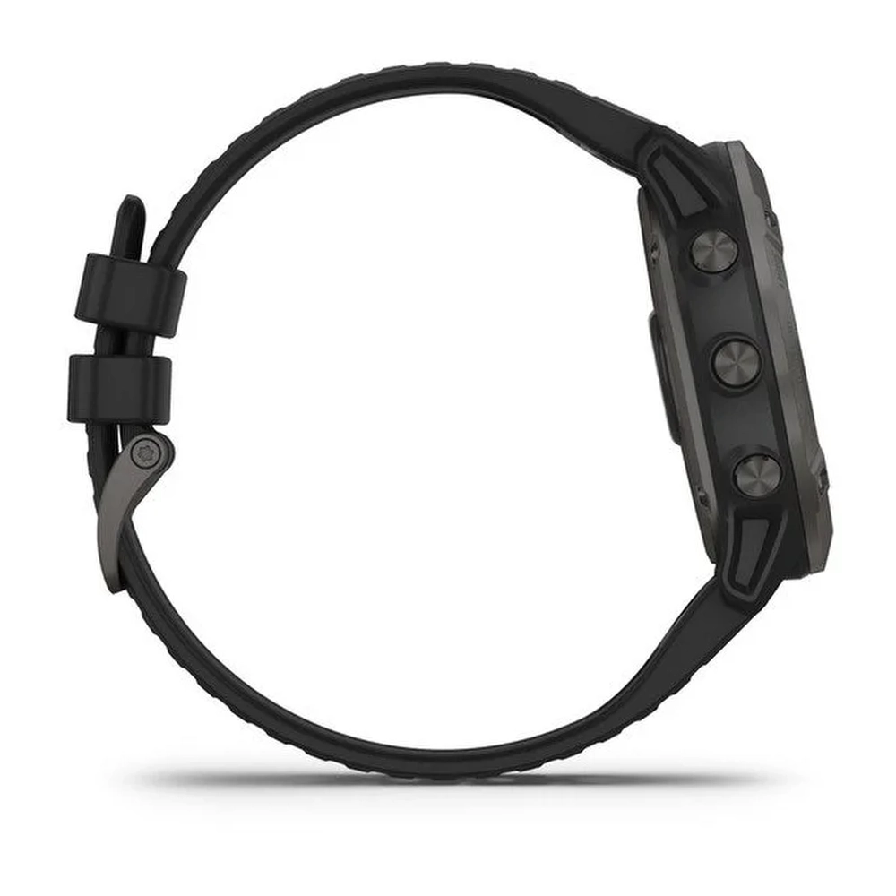 Смарт-часы Garmin Fenix 6X Pro Solar, титановый серый DLC, 010-02157-21