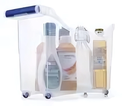 Контейнер хозяйственный на колесах «ИДЕЯДОМА», прозрачный, 12,5 литров, 46*15*25см