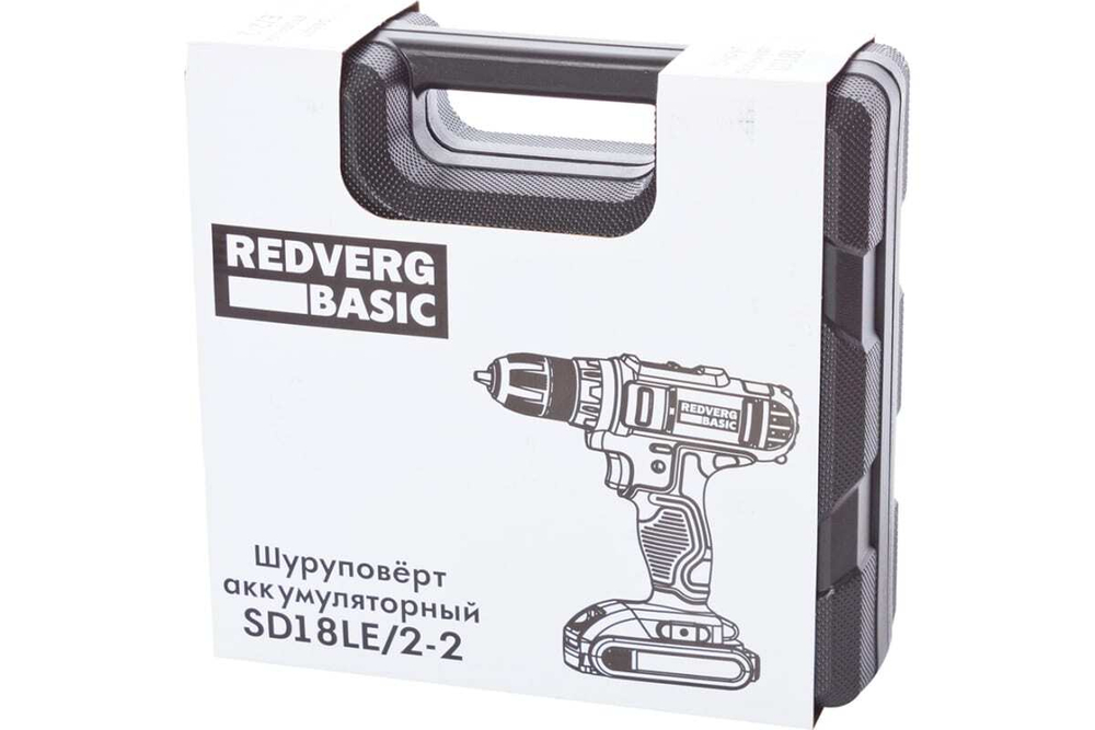 Аккумуляторный шуруповерт REDVERG Basic SD18LE/2-2 6680824