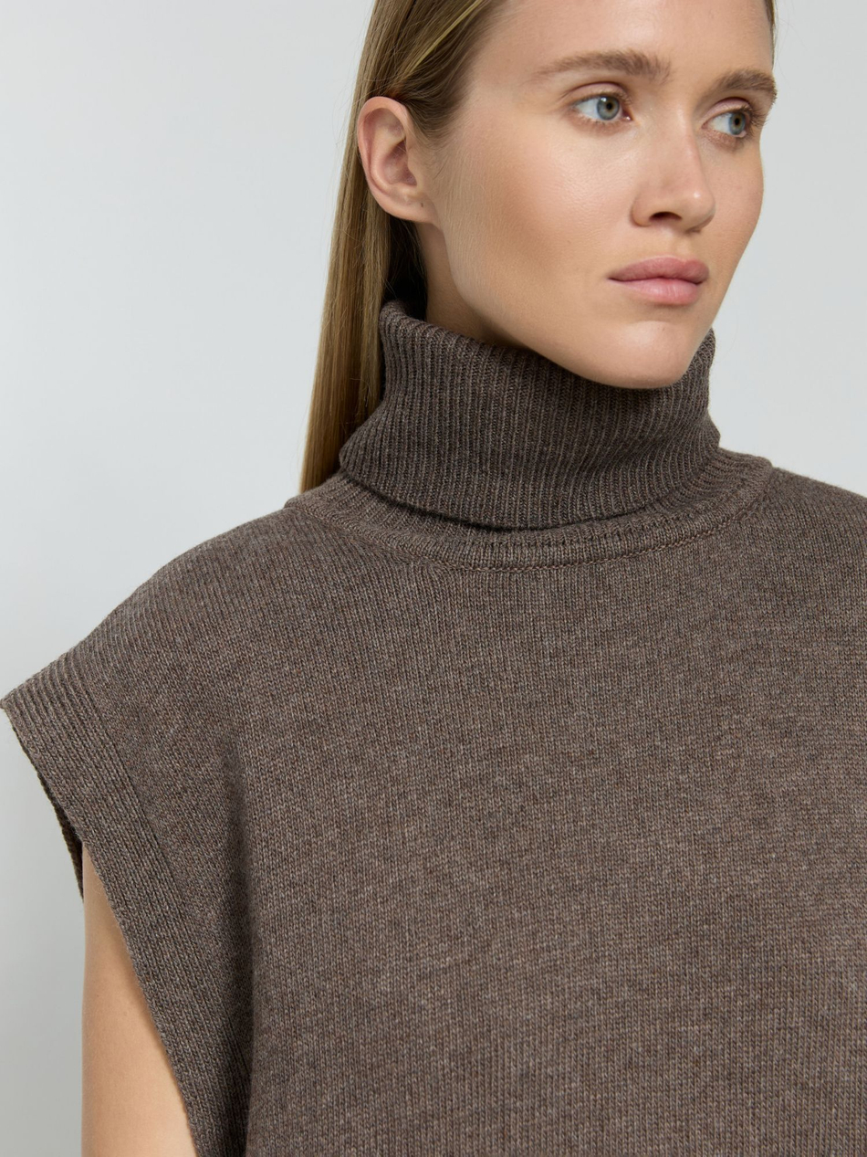 Жилет из смесового кашемира