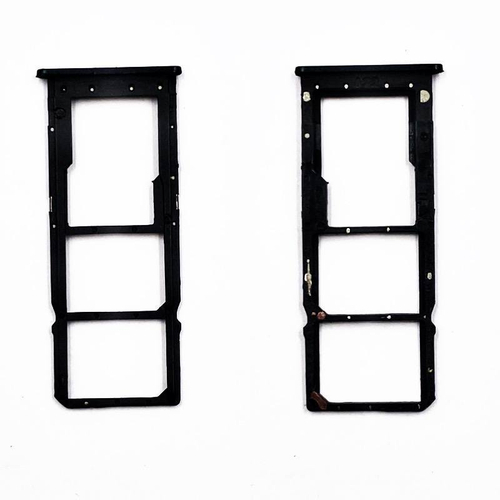 Контейнер SIM для Samsung A225F (A22) Черный