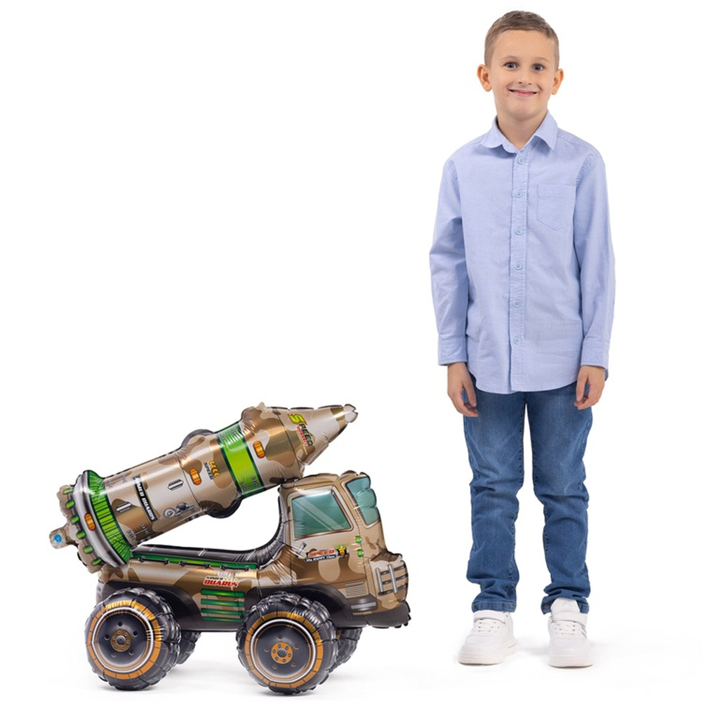 Фольгированный шар-фигура «Ракетная установка» AIR, 64 см