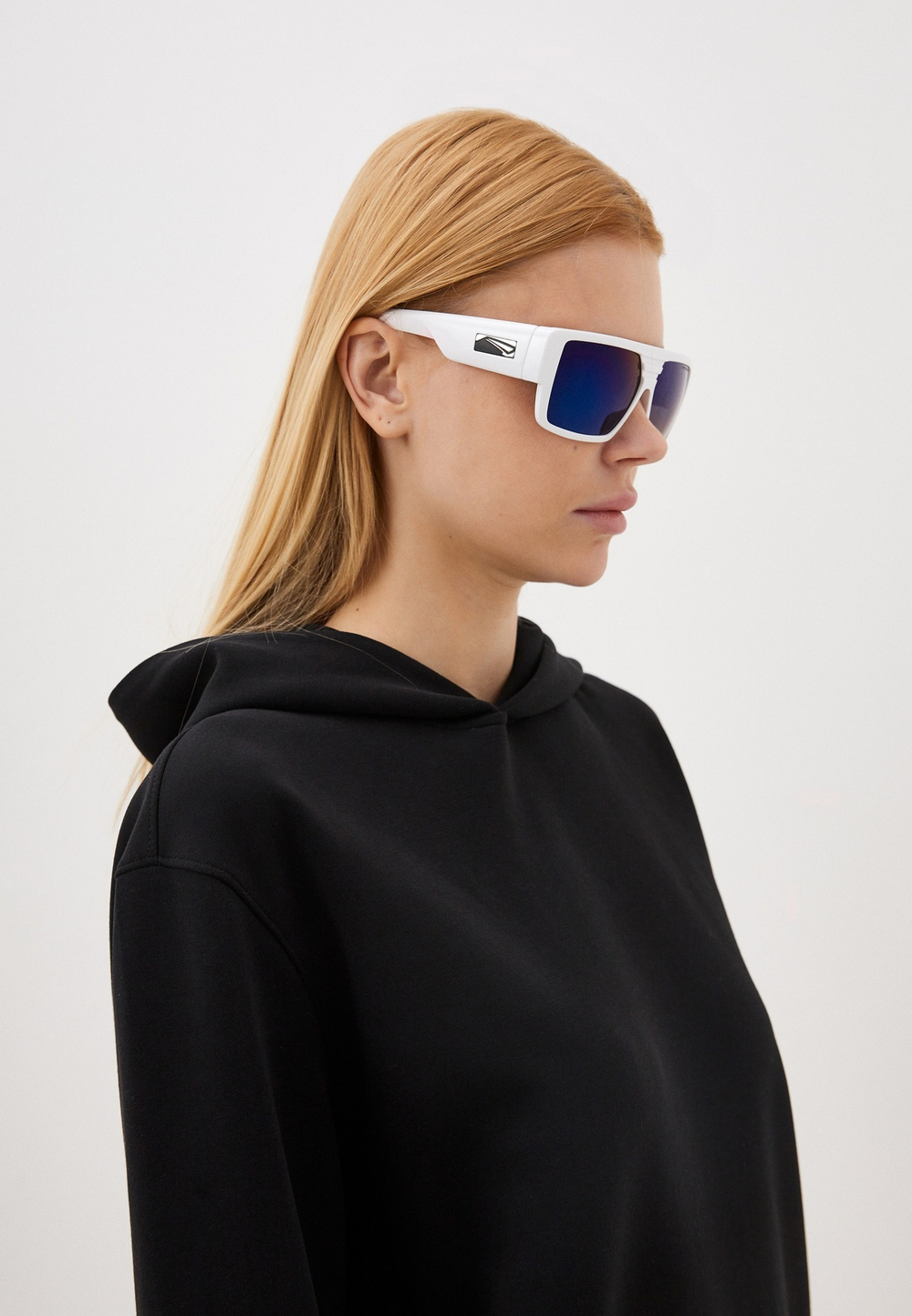 Спортивные очки LiP Rock / Gloss White / PC Polarized / Blue Mirror Smoke