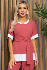 Костюм Нежный акцент (терракот) К13411-4М LT Collection