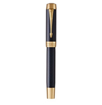 Перьевая ручка Parker Duofold Prestige Centennial, Blue Chevron GT Foutain Pen Medium, перо:M , цвет чернил: black, в подарочной упаковке.