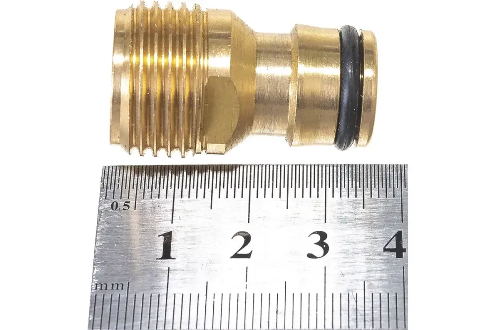 Адаптер латунный, 1/2, внешняя резьба Palisad, 66272
