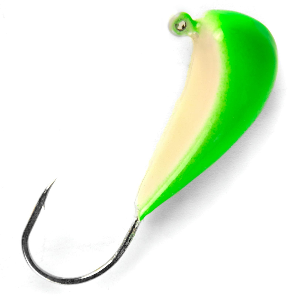 Блесна-мормышка ЖОР "Фунтик" джиг Gф (светонакопительная), 32мм, 20гр (10шт/уп)