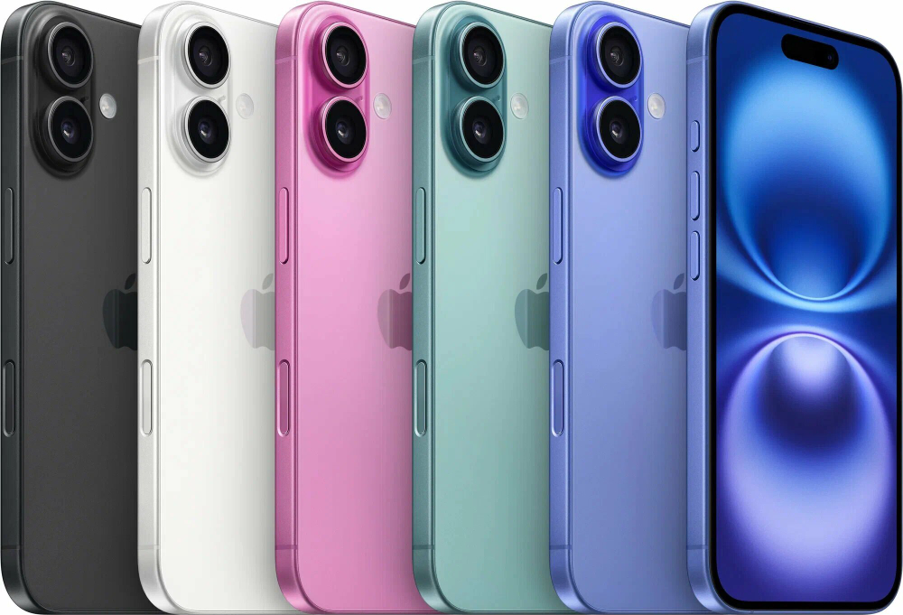 Смартфон Apple iPhone 16, 256 ГБ, Ultramarine (ультрамариновый), nanoSIM+eSIM
