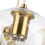 729071 Люстра SFERICO 7х40W E27 ЛАТУНЬ/ПРОЗРАЧНЫЙ