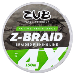 Шнур ZUB Z -BRAID Green 150m 0,10мм