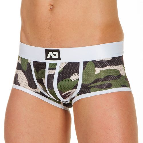 Трусы мужские джоки камуфляжные с белой резинкой ADDICTED