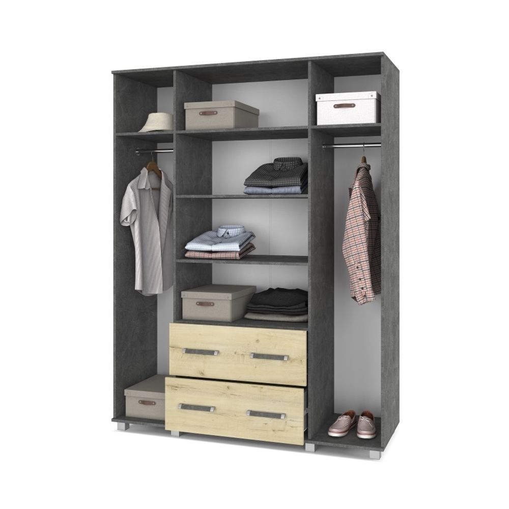 Шкаф четырехстворчатый "Виора" В43, ЛДСП, MODERN