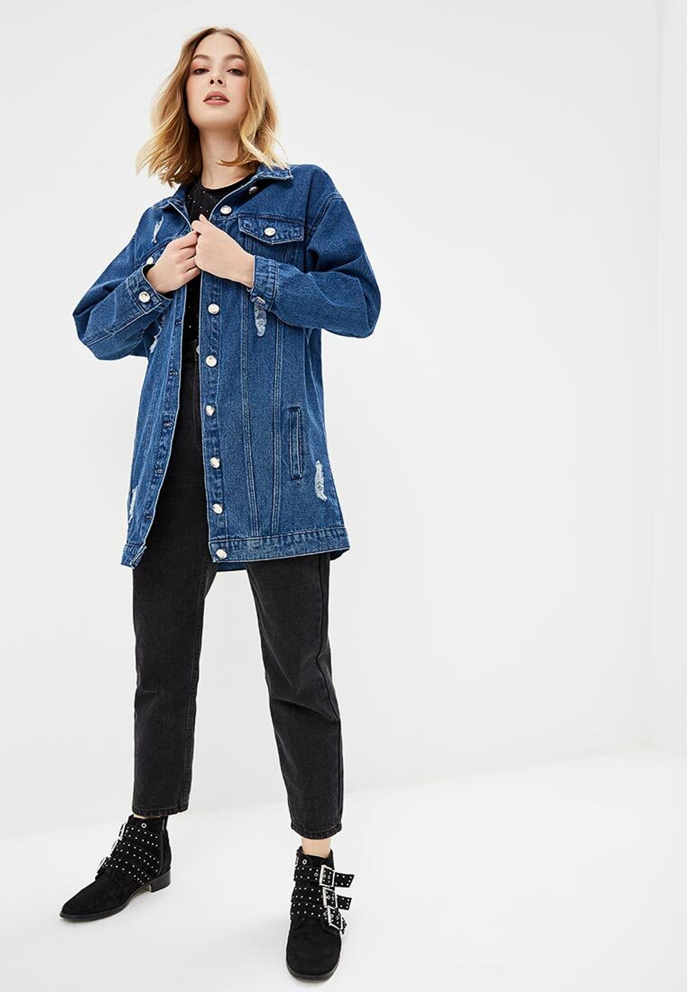 LIGVIANNI Джинсовая куртка Denim Jacket Don't TALK TOO MUCH